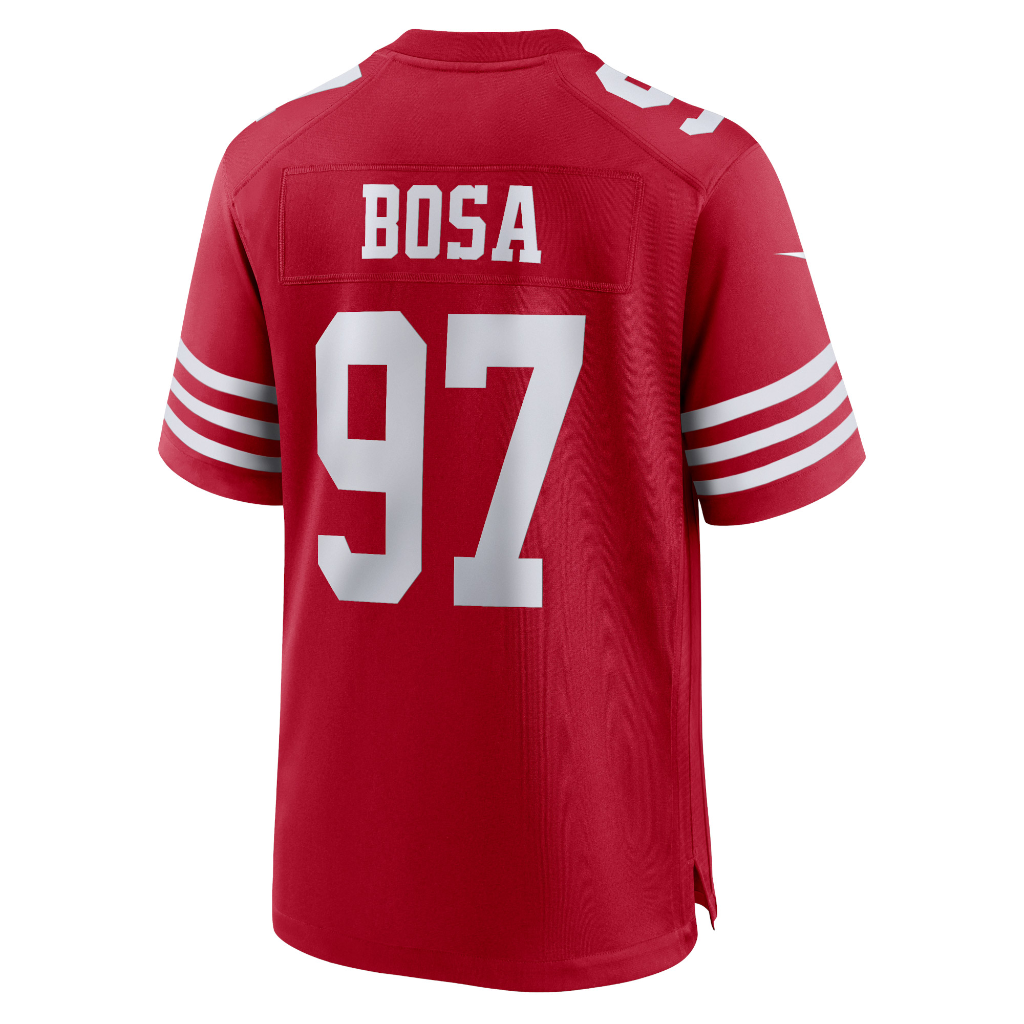 Men's San Francisco 49ers Nick Bosa Scarlet Team Game Jersey