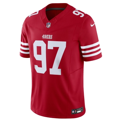 Men's San Francisco 49ers Nick Bosa Scarlet Vapor F.U.S.E. Limited Jersey 02