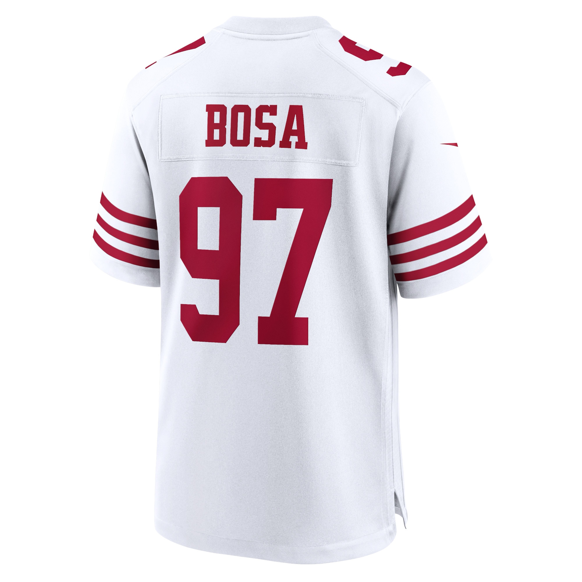 Men's San Francisco 49ers Nick Bosa White Player Game Jersey