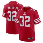 Men's San Francisco 49ers Patrick Taylor Jr.  Scarlet Team Game Jersey