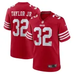 Men's San Francisco 49ers Patrick Taylor Jr.  Scarlet Team Game Jersey