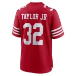 Men's San Francisco 49ers Patrick Taylor Jr.  Scarlet Team Game Jersey