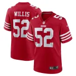 Men's San Francisco 49ers Patrick Willis Scarlet Retired Player Game Jersey