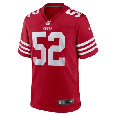Men's San Francisco 49ers Patrick Willis Scarlet Retired Player Game Jersey 02