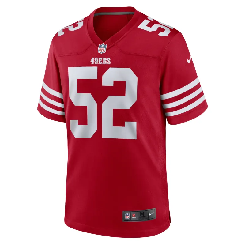 Men's San Francisco 49ers Patrick Willis Scarlet Retired Player Game Jersey