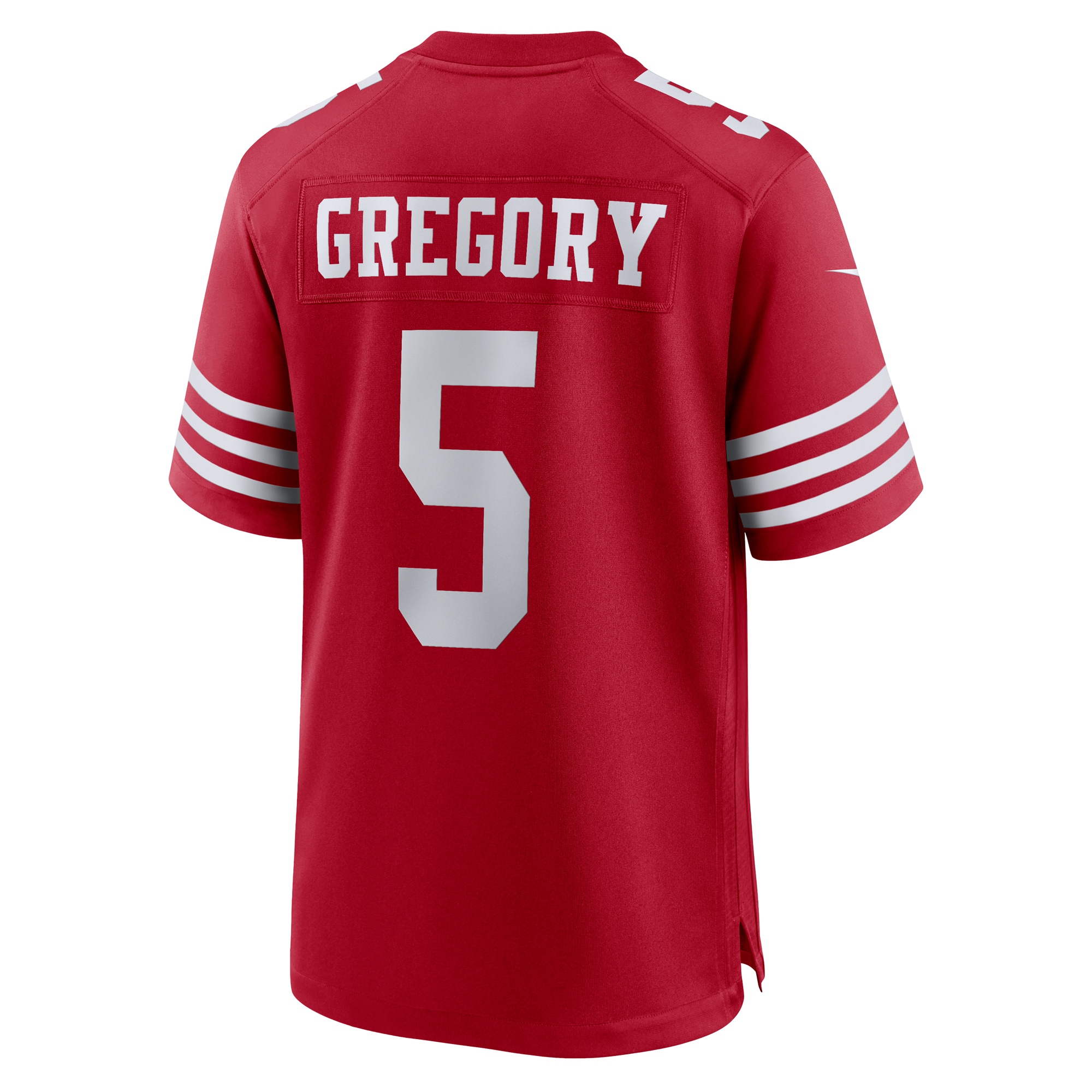 Men's San Francisco 49ers Randy Gregory  Scarlet Game Jersey