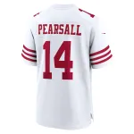 Men's San Francisco 49ers Ricky Pearsall White White Game Jersey