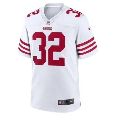 Men's San Francisco 49ers Ricky Watters White Retired Player Game Jersey 02