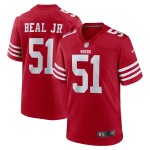 Men's San Francisco 49ers Robert Beal Jr  Scarlet Game Jersey