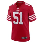 Men's San Francisco 49ers Robert Beal Jr  Scarlet Game Jersey