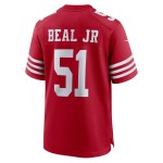 Men's San Francisco 49ers Robert Beal Jr  Scarlet Game Jersey