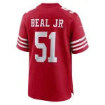 Men's San Francisco 49ers Robert Beal Jr  Scarlet Game Jersey