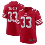 Men's San Francisco 49ers Rock Ya-Sin  Scarlet Team Game Jersey