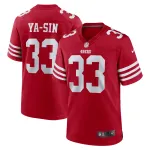 Men's San Francisco 49ers Rock Ya-Sin  Scarlet Team Game Jersey