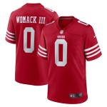 Men's San Francisco 49ers Samuel Womack III  Scarlet Game Jersey
