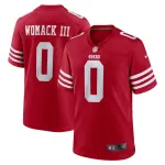 Men's San Francisco 49ers Samuel Womack III  Scarlet Game Jersey