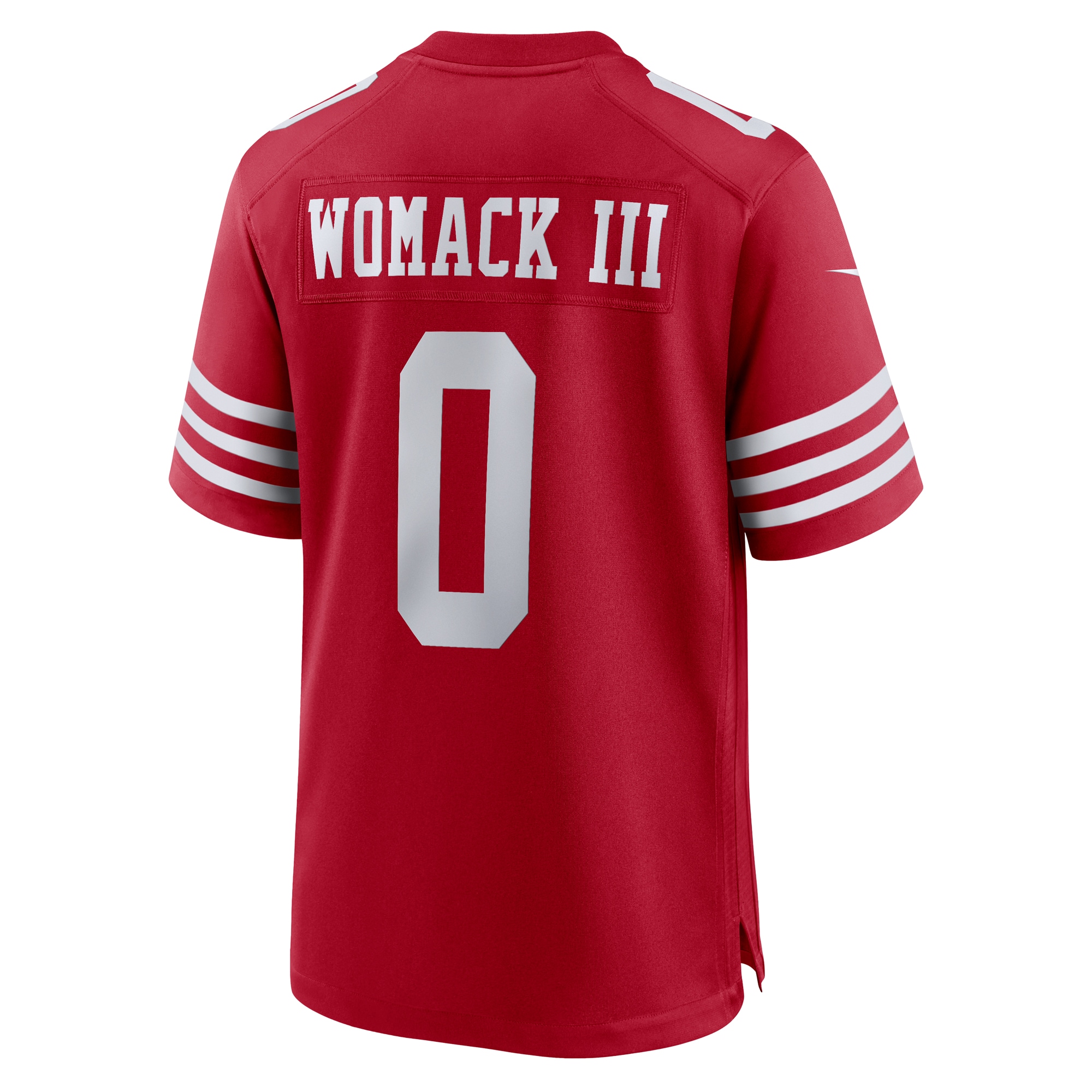 Men's San Francisco 49ers Samuel Womack III  Scarlet Game Jersey