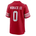 Men's San Francisco 49ers Samuel Womack III  Scarlet Game Jersey