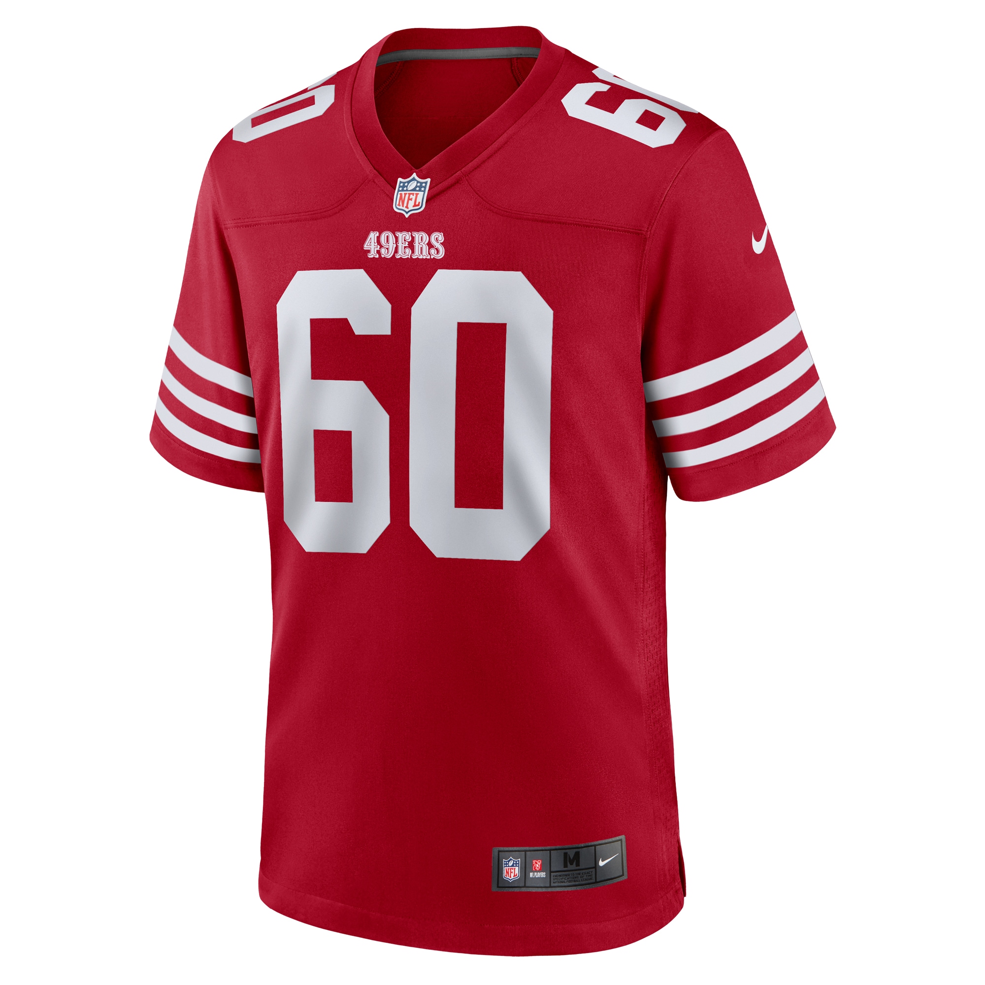 Men's San Francisco 49ers Sebastian Gutierrez  Scarlet Team Game Jersey