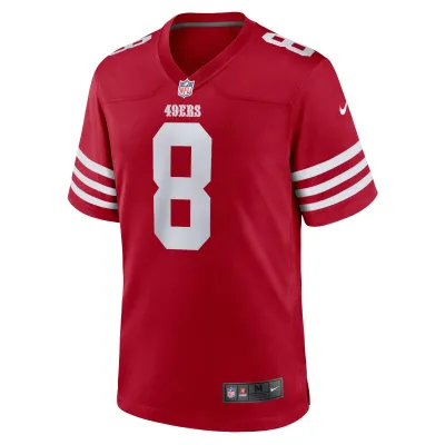 Men's San Francisco 49ers Steve Young Scarlet Retired Player Game Jersey 02