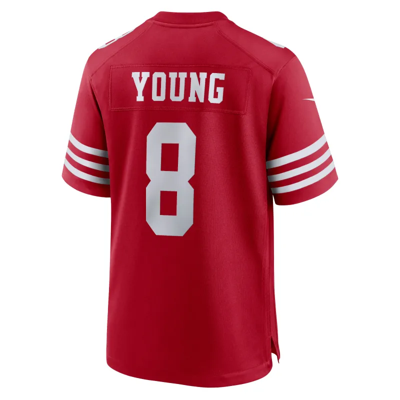 Men's San Francisco 49ers Steve Young Scarlet Retired Player Game Jersey