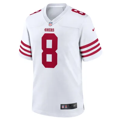 Men's San Francisco 49ers Steve Young White Retired Player Game Jersey 02