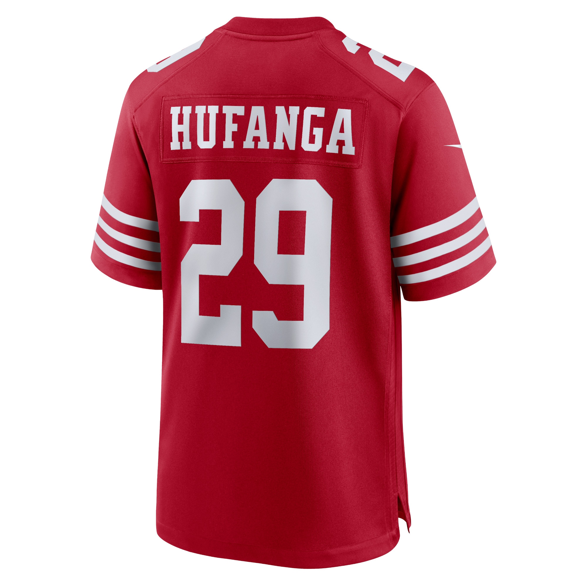Men's San Francisco 49ers Talanoa Hufanga Scarlet Game Player Jersey