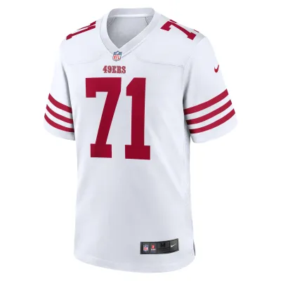Men's San Francisco 49ers Trent Williams White Player Game Jersey 02