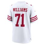 Men's San Francisco 49ers Trent Williams White Player Game Jersey
