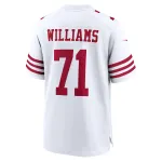 Men's San Francisco 49ers Trent Williams White Player Game Jersey