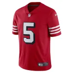 Men's San Francisco 49ers Trey Lance Scarlet Alternate Vapor Limited Jersey