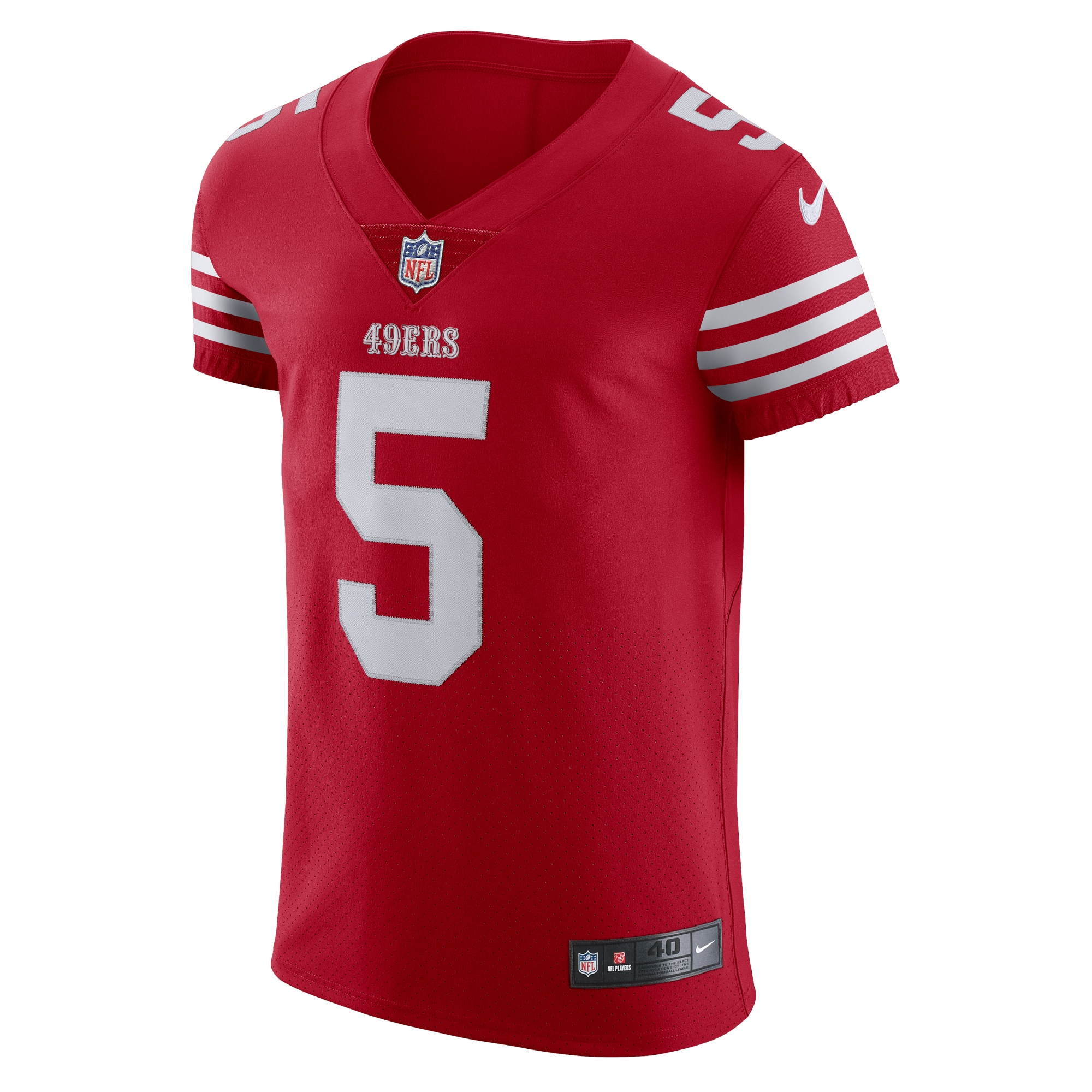 Men's San Francisco 49ers Trey Lance Scarlet Vapor Elite Jersey