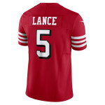 Men's San Francisco 49ers Trey Lance Scarlet Vapor F.U.S.E. Limited Jersey