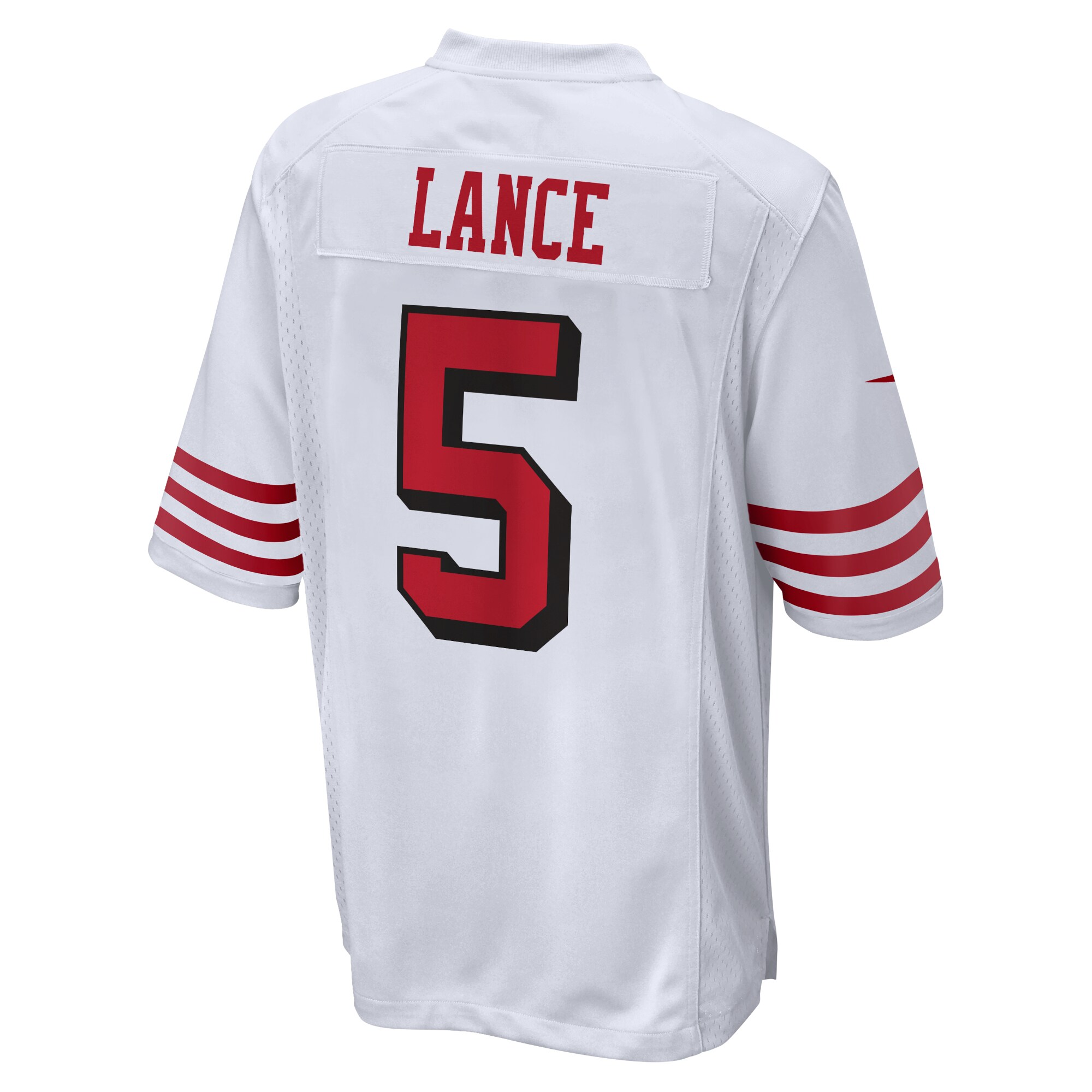 Men's San Francisco 49ers Trey Lance White Alternate Game Jersey