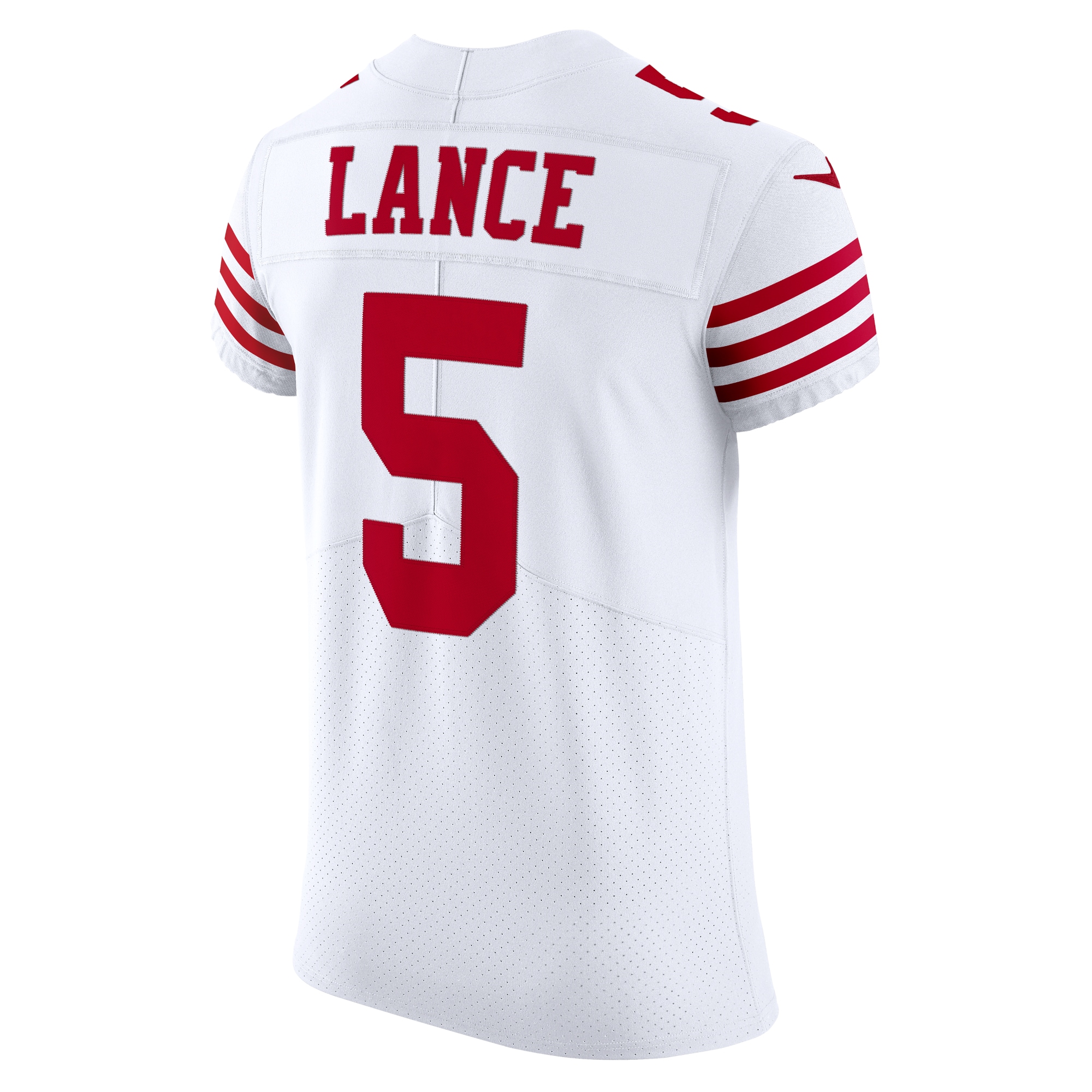 Men's San Francisco 49ers Trey Lance White Vapor Elite Jersey