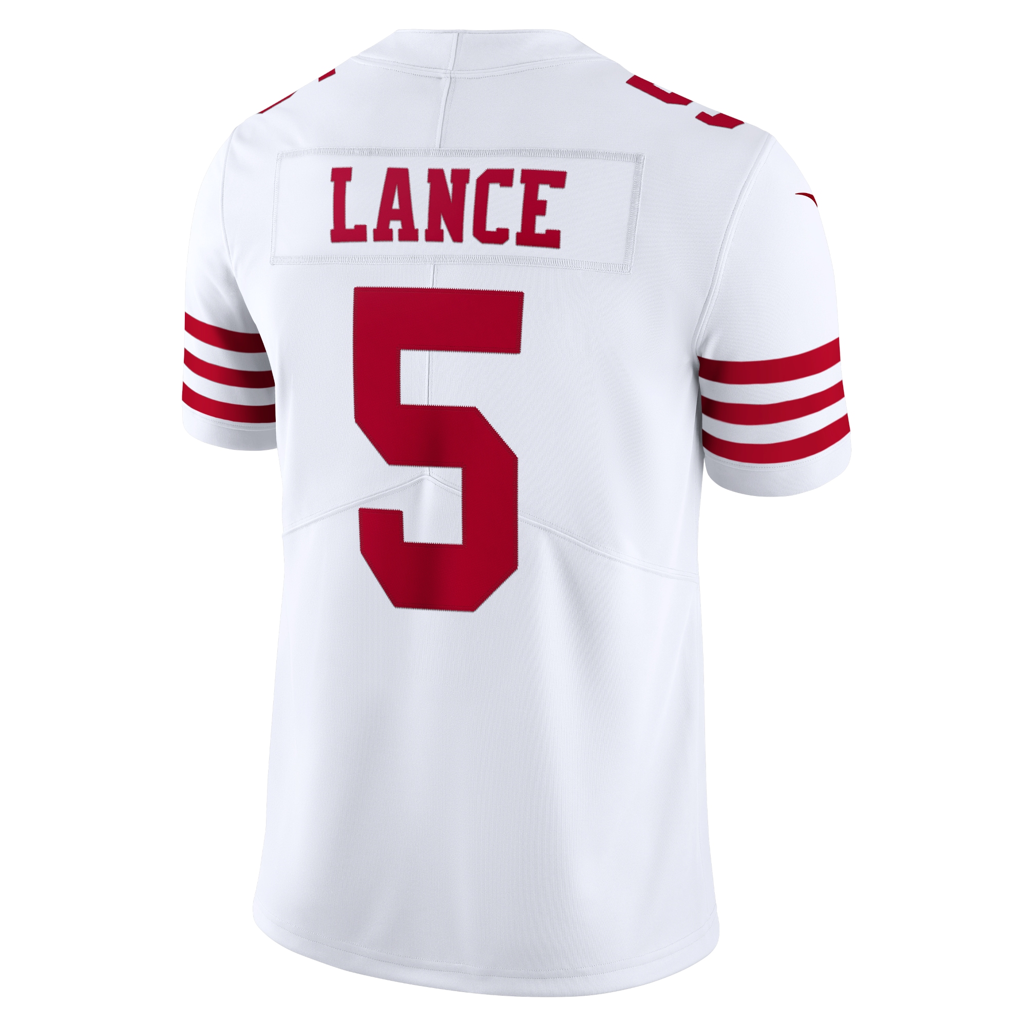 Men's San Francisco 49ers Trey Lance White Vapor Limited Jersey