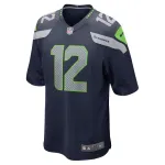 Men's Seattle Seahawks 12s College Navy Game Team Jersey