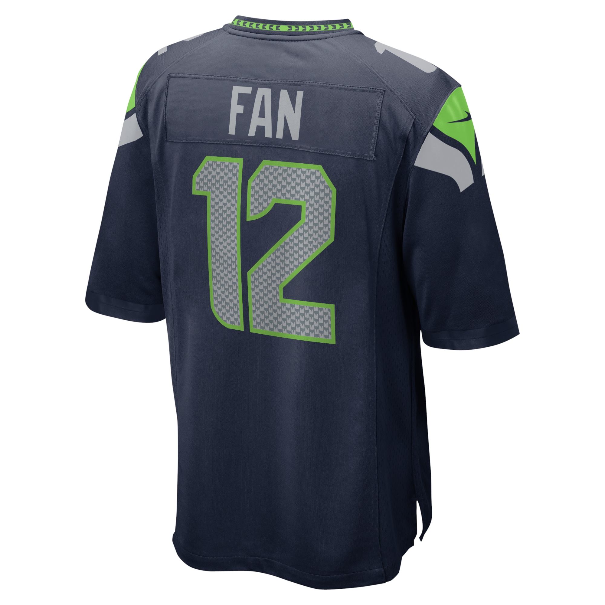 Men's Seattle Seahawks 12s College Navy Game Team Jersey