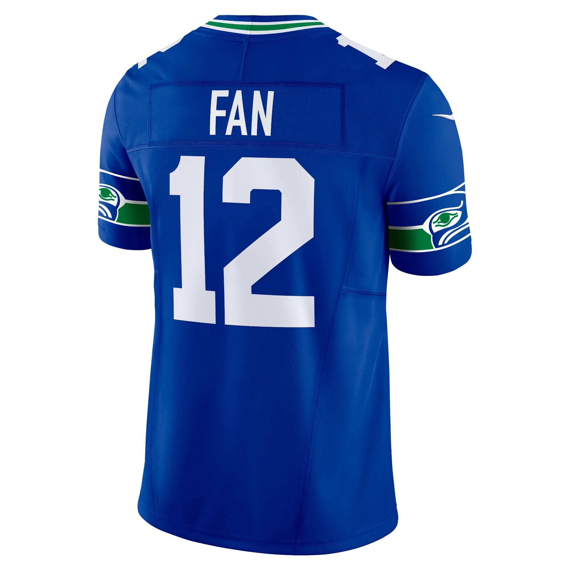 Men's Seattle Seahawks 12th Fan Royal Vapor F.U.S.E. Limited Jersey
