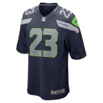 Men's Seattle Seahawks Artie Burns College Navy Game Jersey