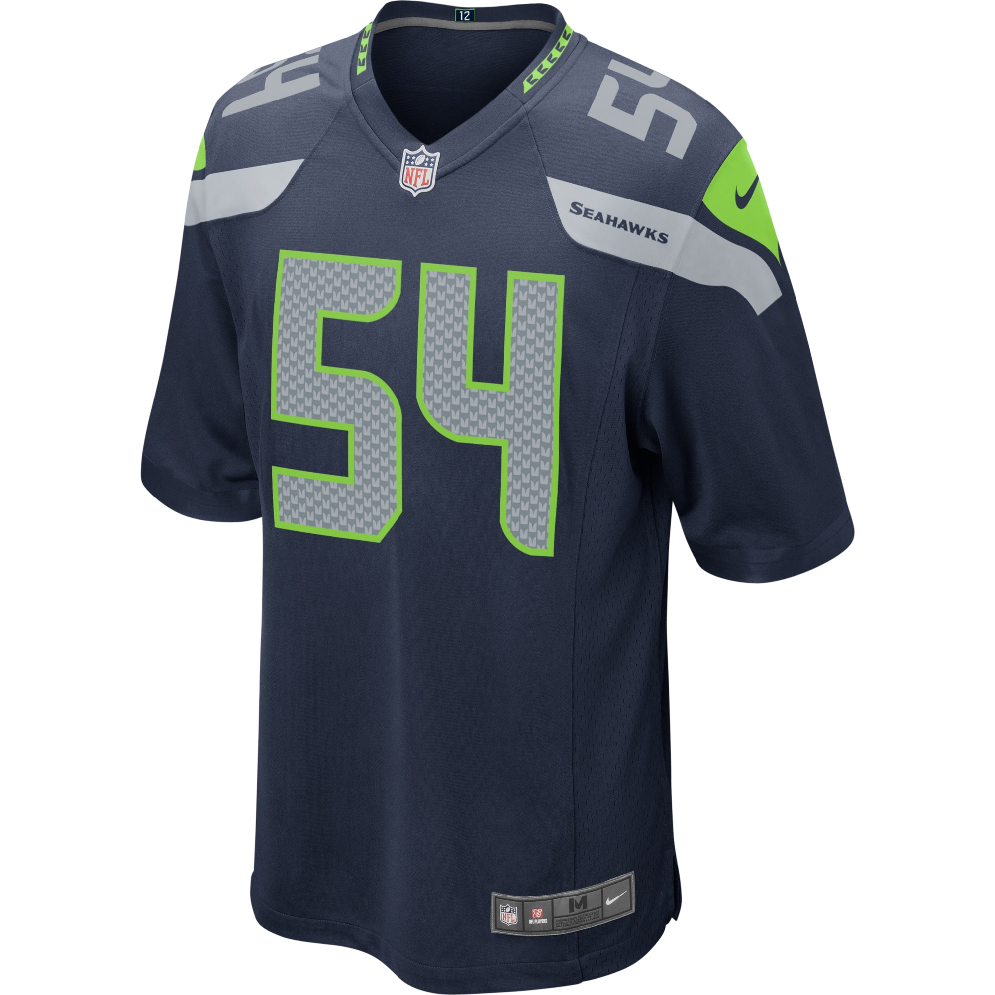 Men's Seattle Seahawks Bobby Wagner College Navy Game Jersey