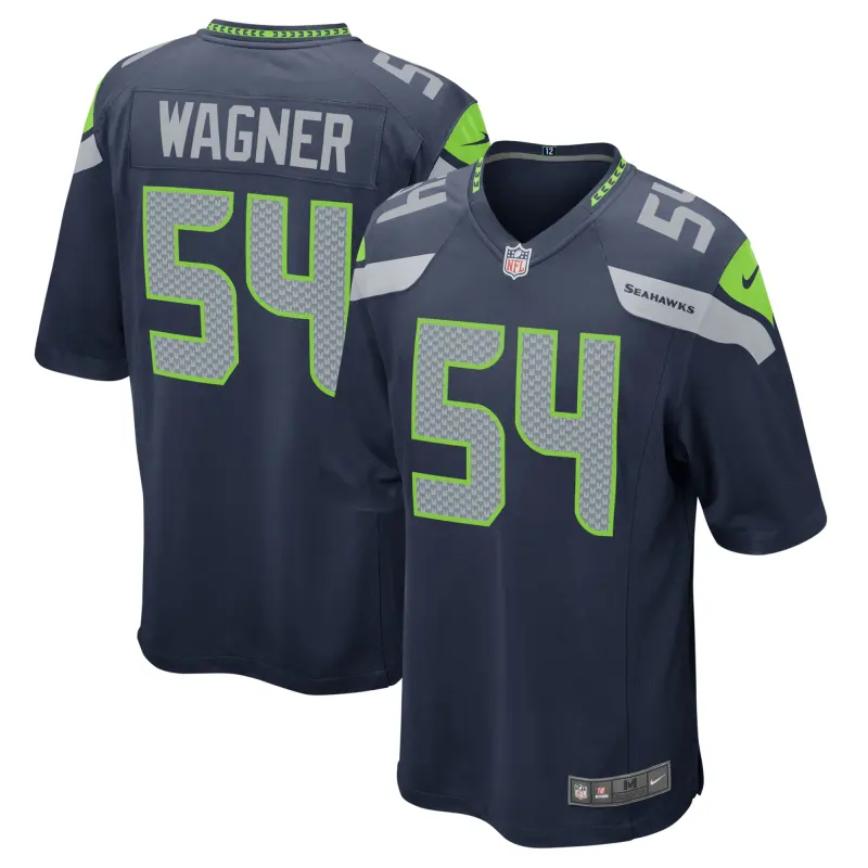 Men's Seattle Seahawks Bobby Wagner College Navy Game Team Jersey