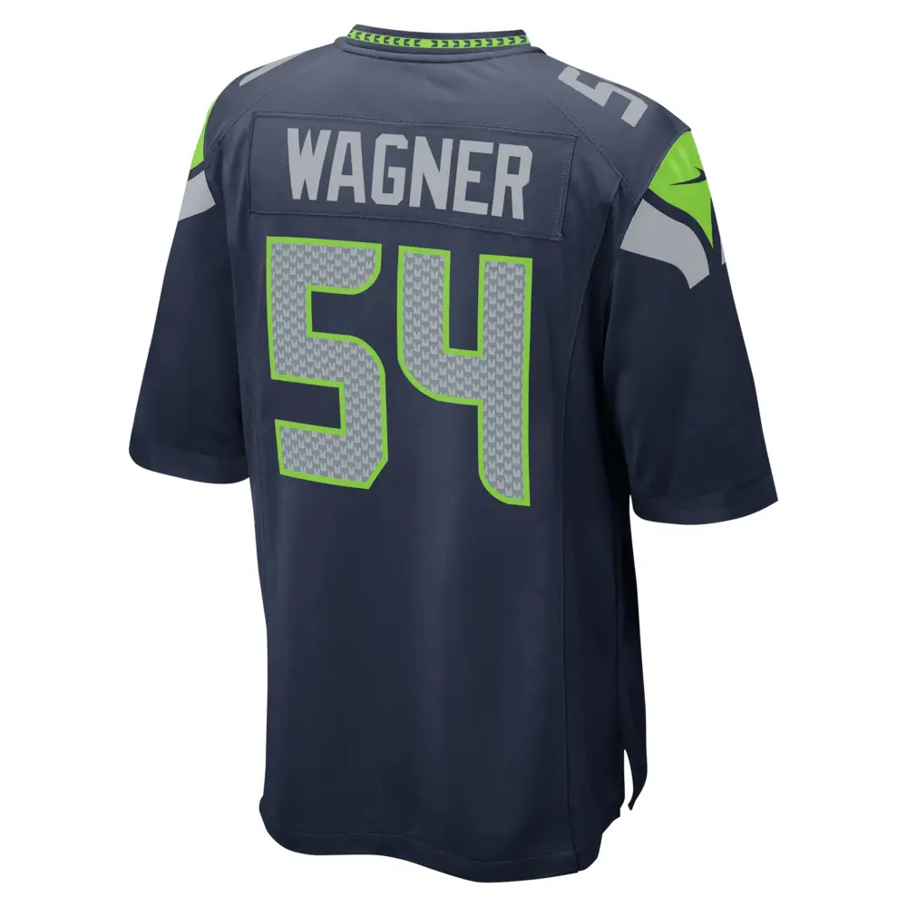 Men's Seattle Seahawks Bobby Wagner College Navy Game Team Jersey