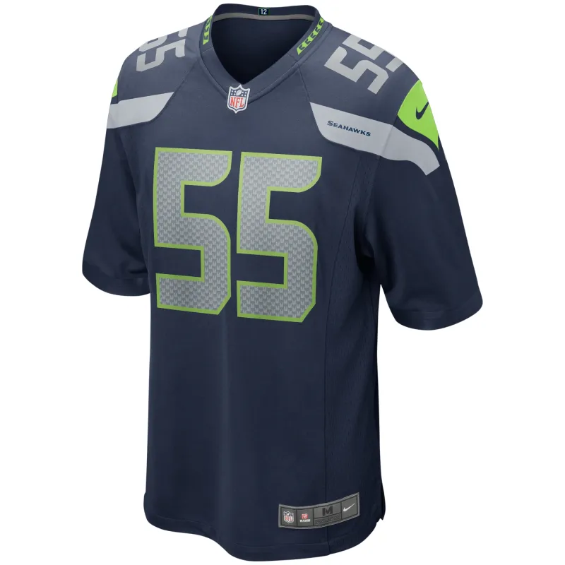Men's Seattle Seahawks Brian Bosworth College Navy Game Retired Player Jersey