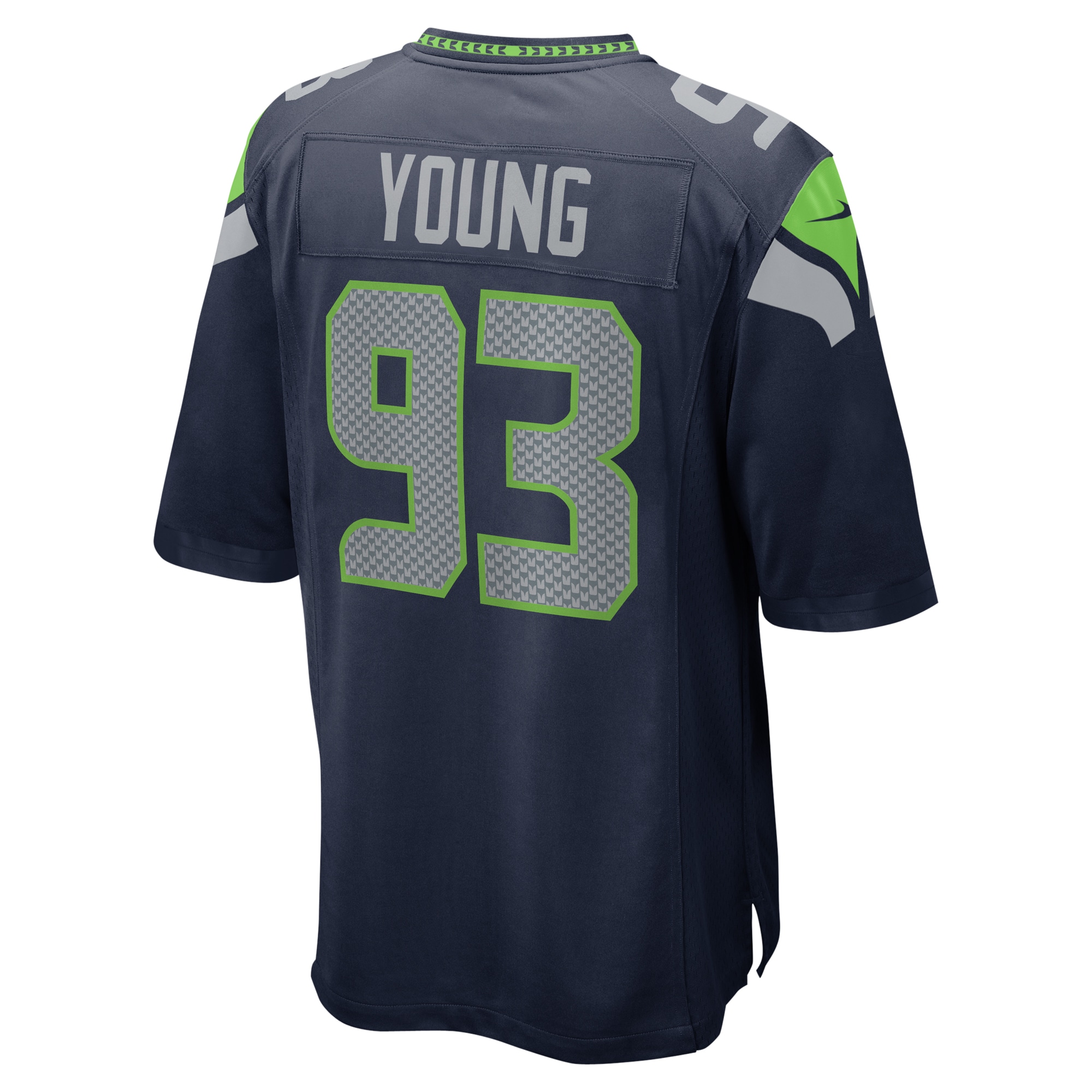 Men's Seattle Seahawks Cameron Young College Navy Game Jersey