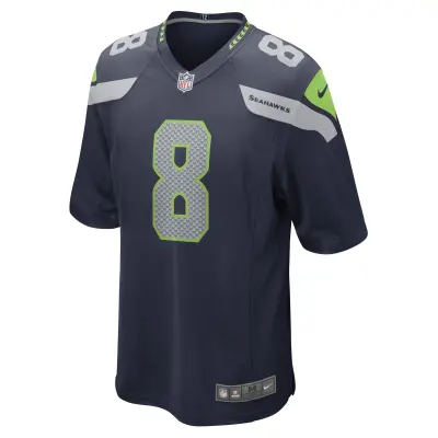 Men's Seattle Seahawks Coby Bryant College Navy Game Player Jersey 02