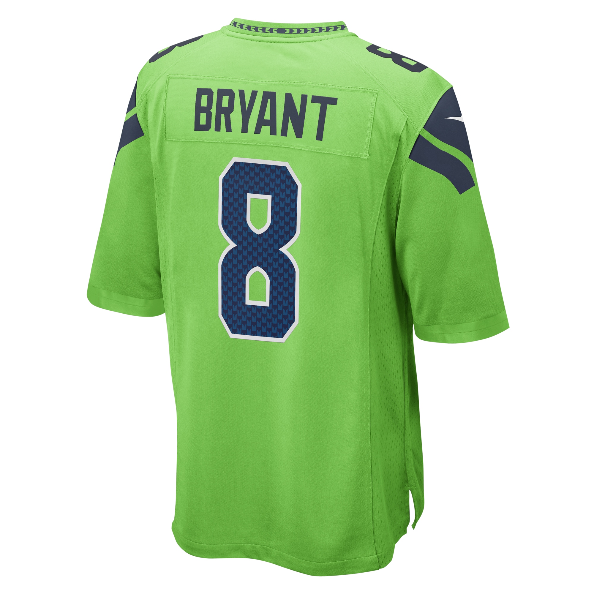 Men's Seattle Seahawks Coby Bryant Neon Green Game Jersey
