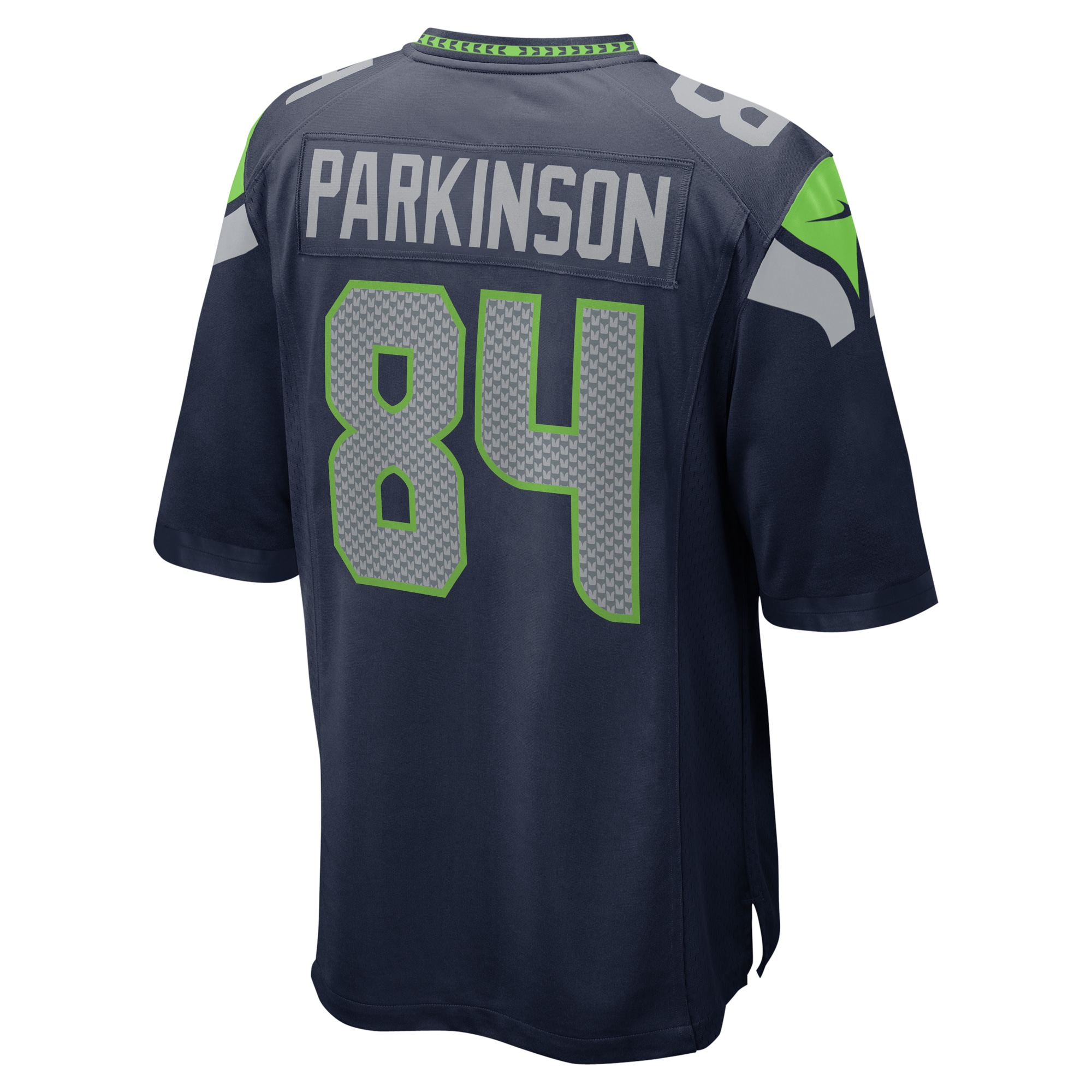 Men's Seattle Seahawks Colby Parkinson College Navy Game Jersey
