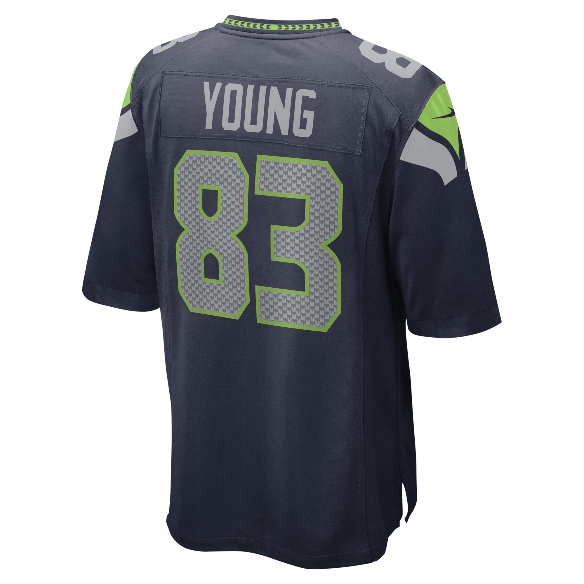 Men's Seattle Seahawks Dareke Young College Navy Game Player Jersey