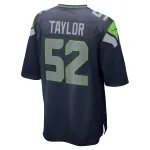 Men's Seattle Seahawks Darrell Taylor College Navy Game Jersey